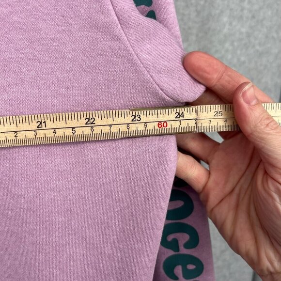 Smiley World x H&M Kids Oversized Graphic Full Zip Hoodie Size XL Purple Happy - Picture 10 of 16